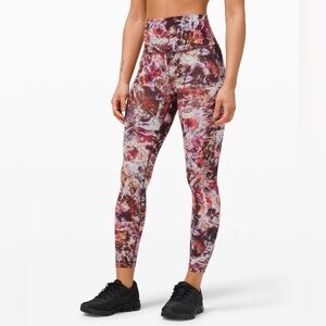 LULULEMON Wunder Train High-Rise Tight Legging 25" in Urbantricity Multi Size 8